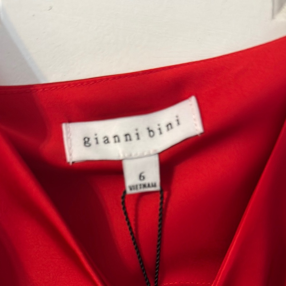 Gianni Bini Elegant Red Slip Dress - Picture 5 of 6